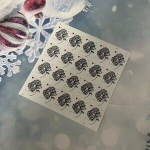 Vintage Lover Rose Forever Rich Stamp 1000/50Book